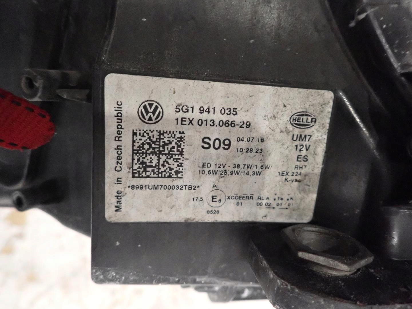 light front front left VW GOLF VII LIFT 2017- FULL LED 5G1941035