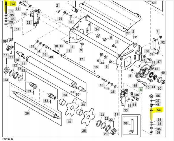 Regulátor 2653B John Deere TCU26123