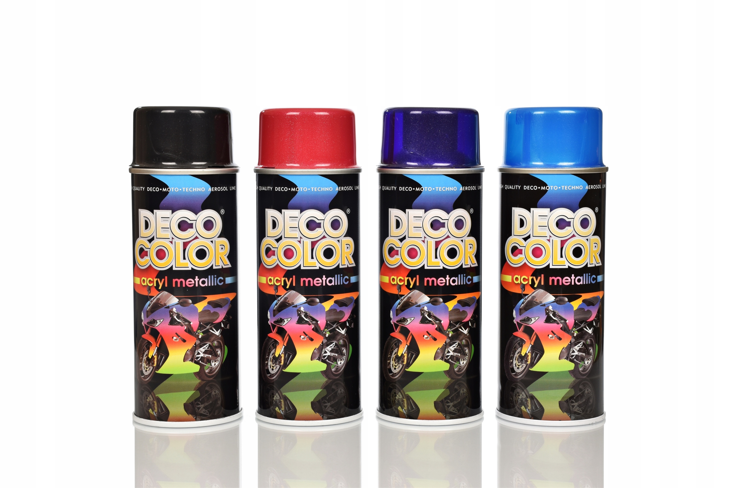 Deco color Metallic спрей металлизированный синий