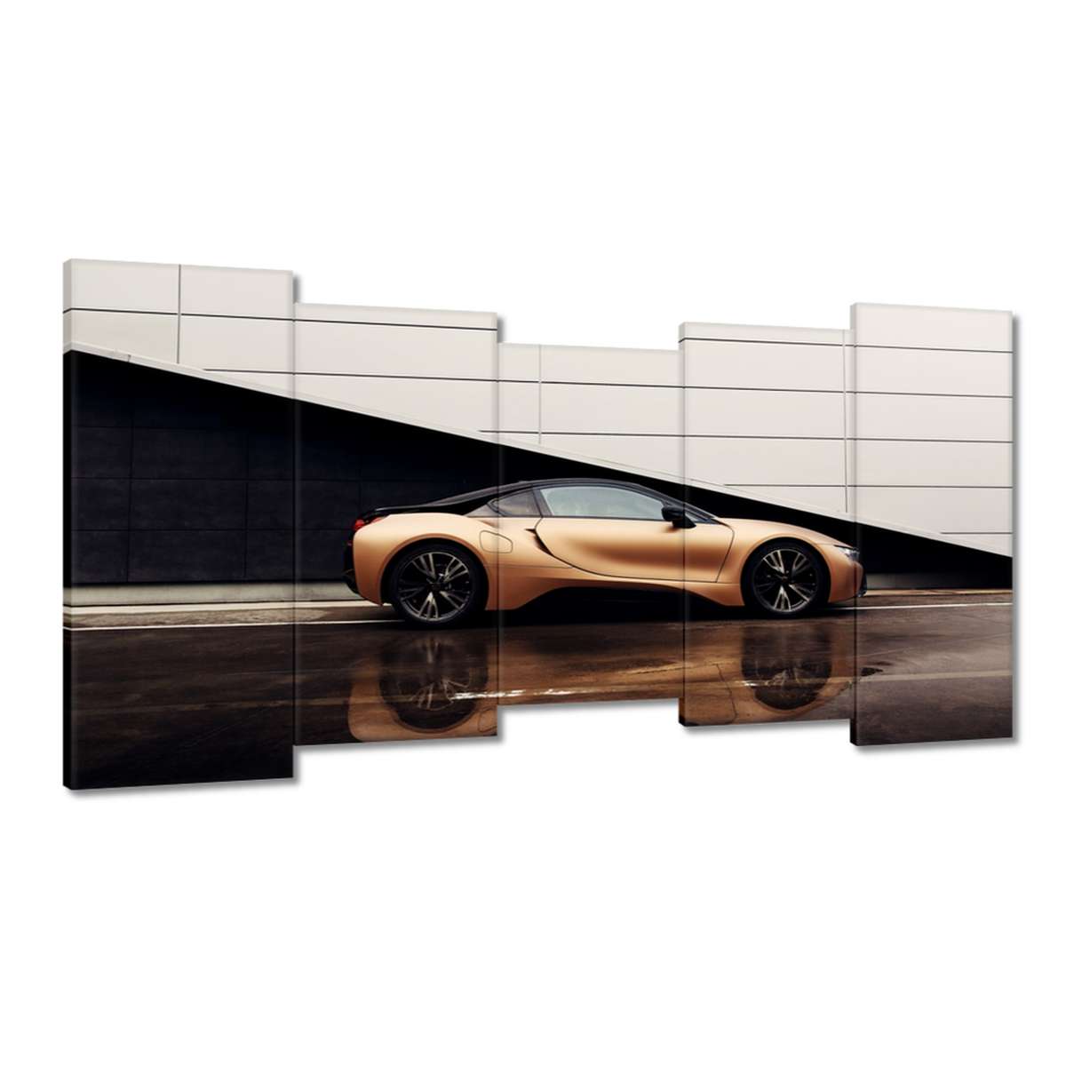 Obrazy 150x80 Zlaté Bmw Auto