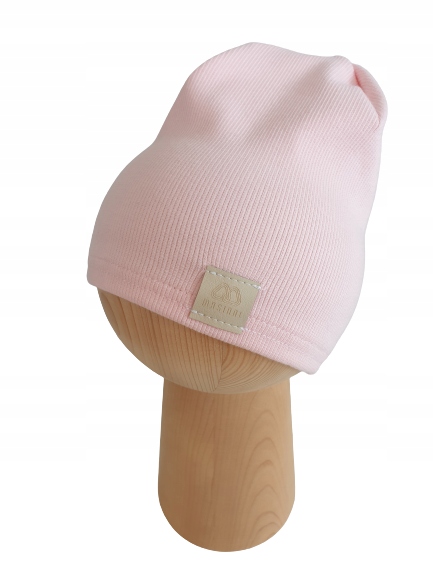 

Czapka Prążek Róż Polski Produkt 48-51cm