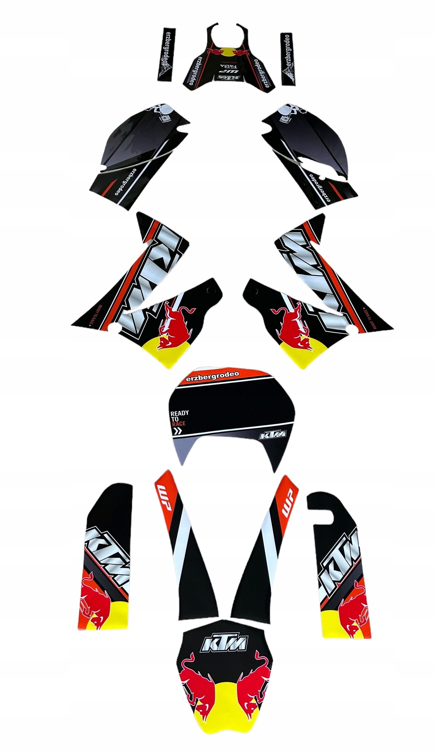 Ktm LC4 98-07 čierna dyha Erzberg Core Italia Cubamoto