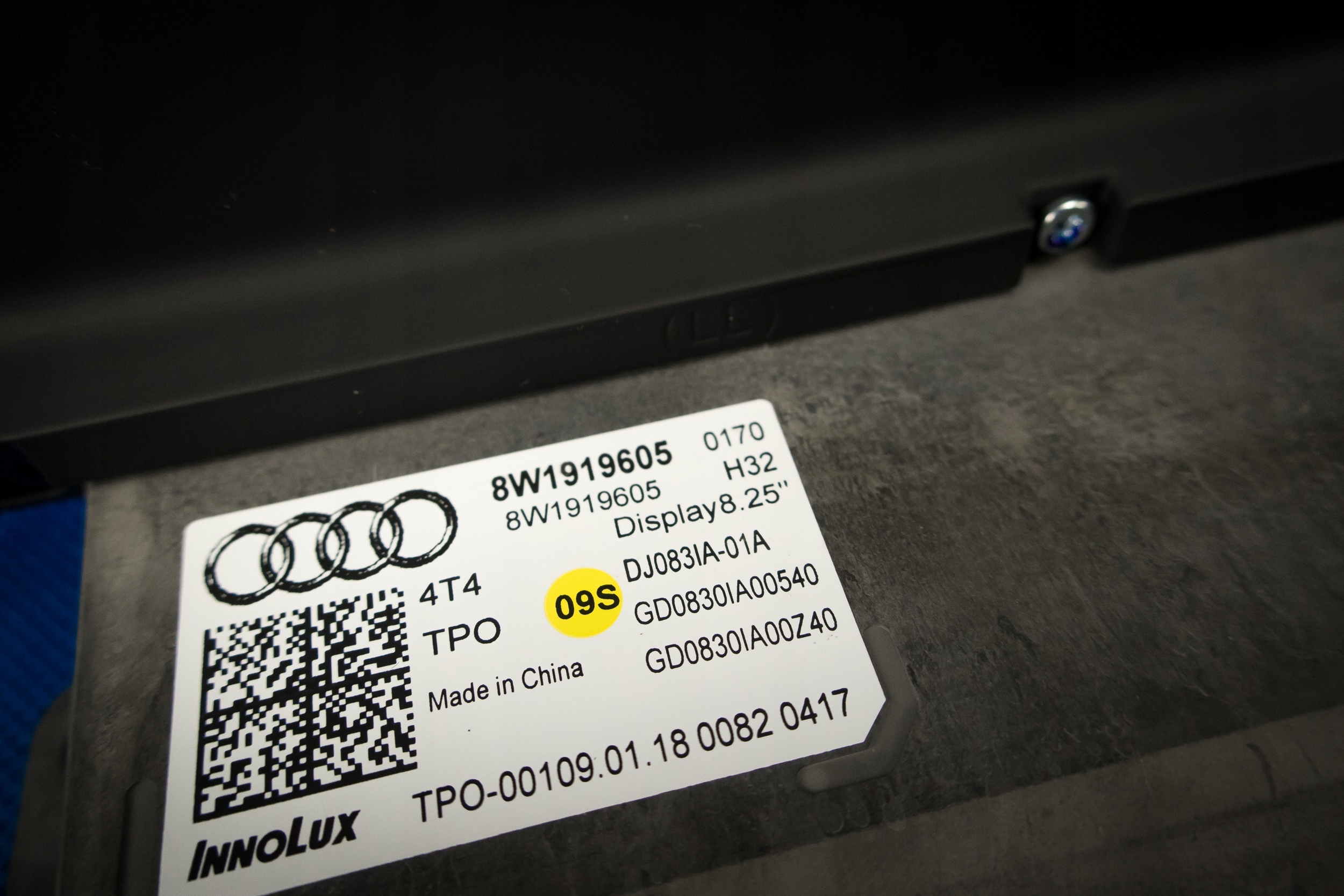 дисплей High Audi A4 A5 S5 8W1919605
