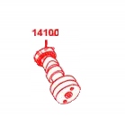 14100-LEF1-C10 - РОЗПОДІЛЬНИЙ ВАЛ 125 CCM 4T PULSAR KYMCO