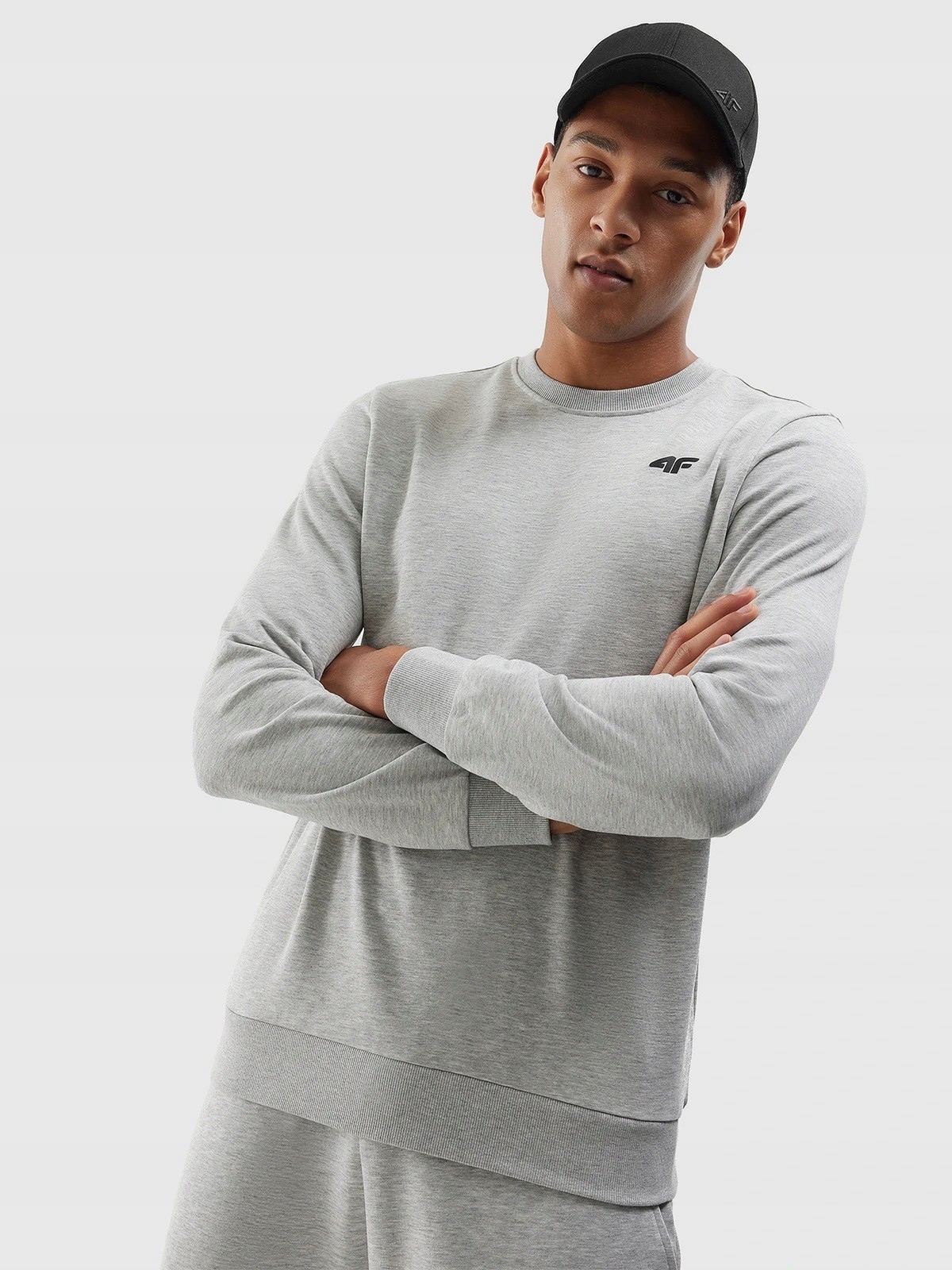 Pánská mikina 4F šedá 4F WSS24TSWSM1181 27M