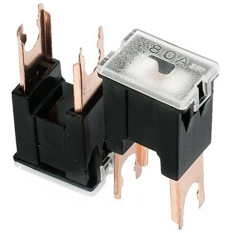 BEZPIECZNIK JAPVAL MALE Z OTWOREM Ø 6,5 P 80A