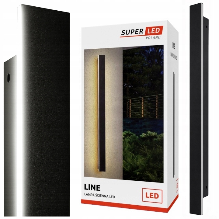 Fasádní nástěnná lampa Venkovní zahradní Led lampa 30W 100W 100 cm