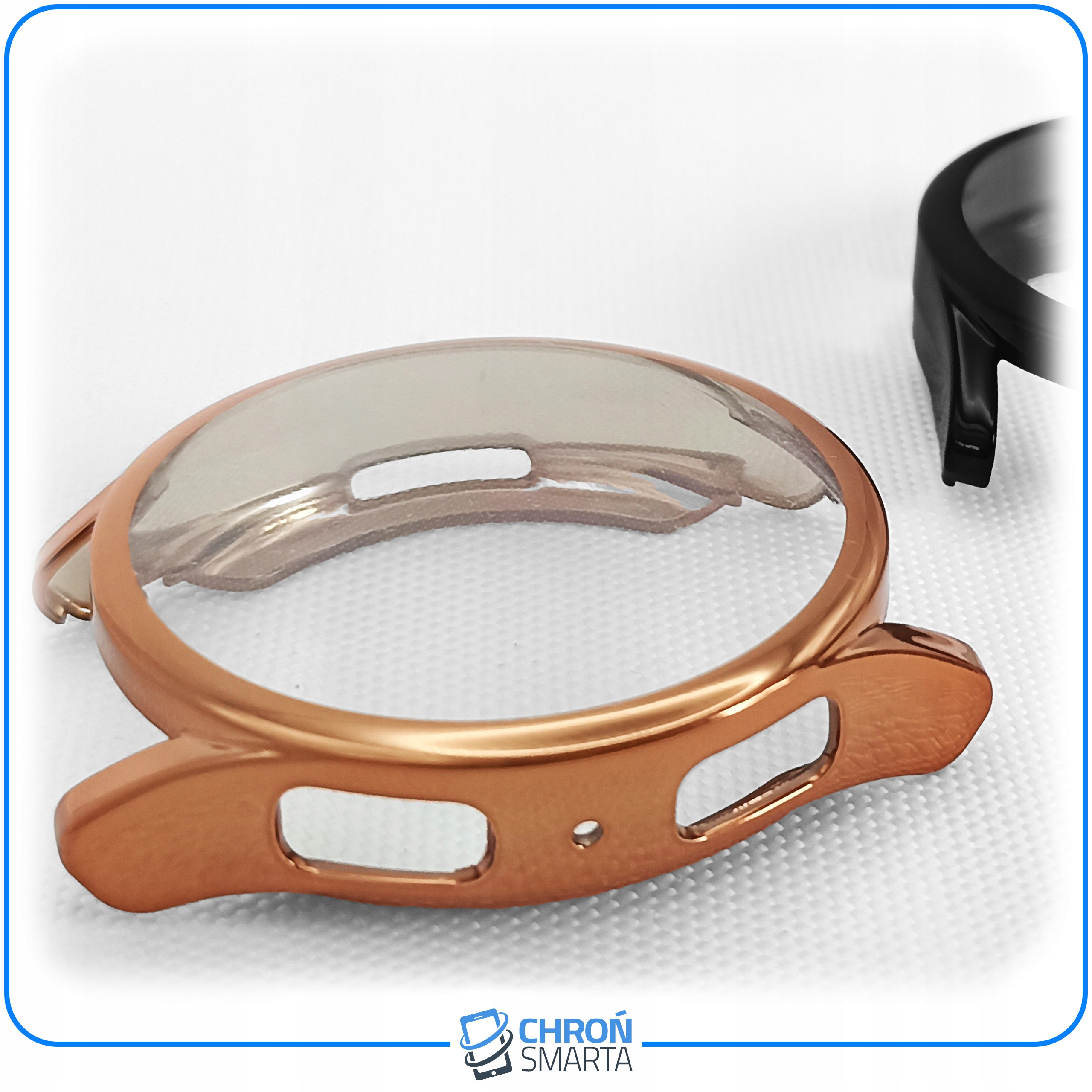 2w1: Etui + szkło/folia do zegarka smartwacha Samsung Galaxy Watch 6 40mm Kolor srebrny