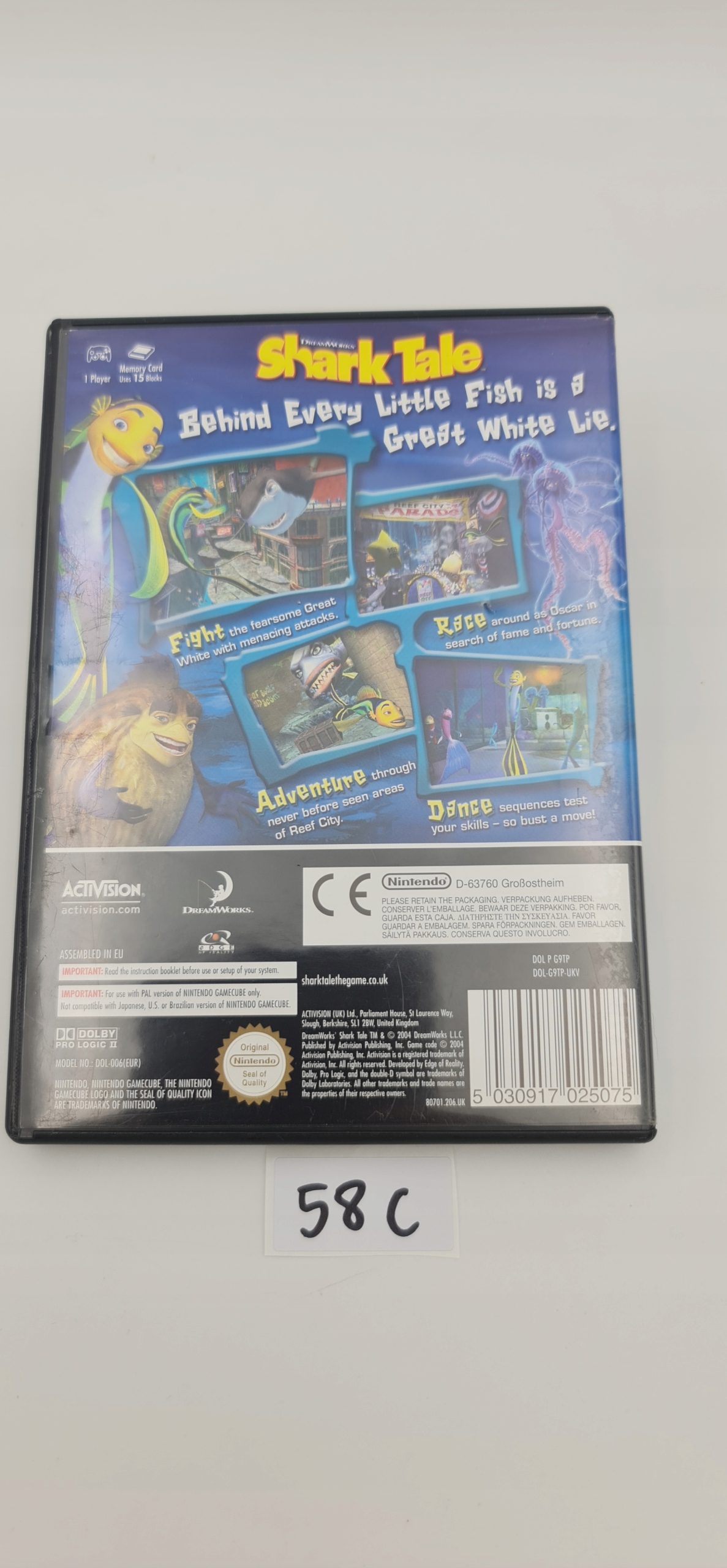 NINTENDO GAMECUBE SHARK TALE Producent Nintendo