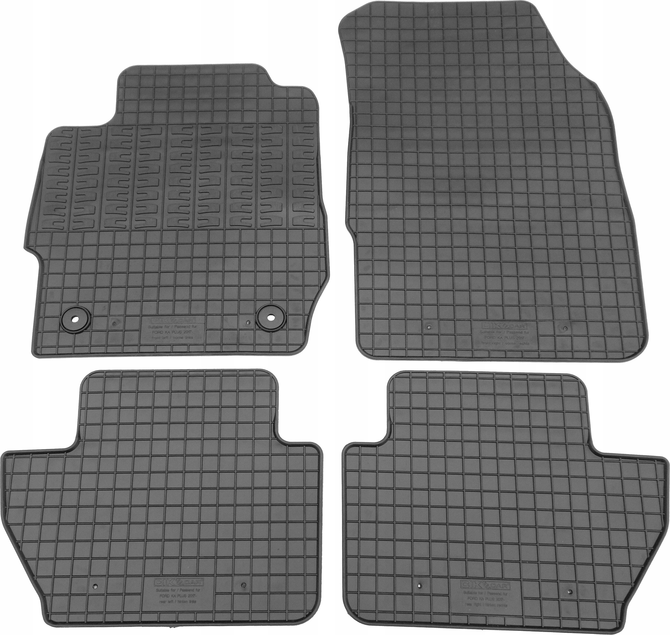 Коврики Cikcar резиновые Rmcikfor00034 4 el.