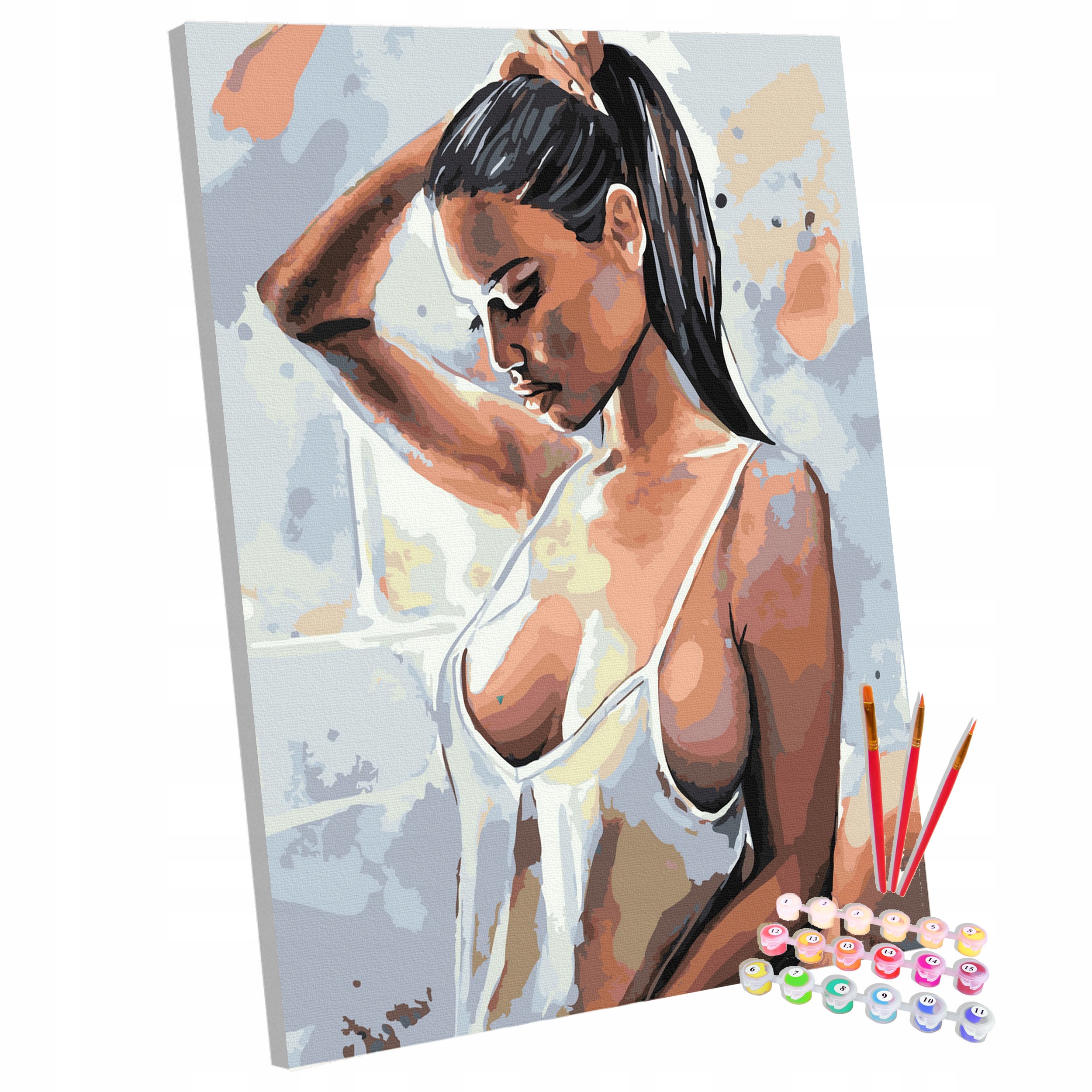 Sada Obraz na malování Malování Podle Čísel Na rámu Žena 40x50 cm