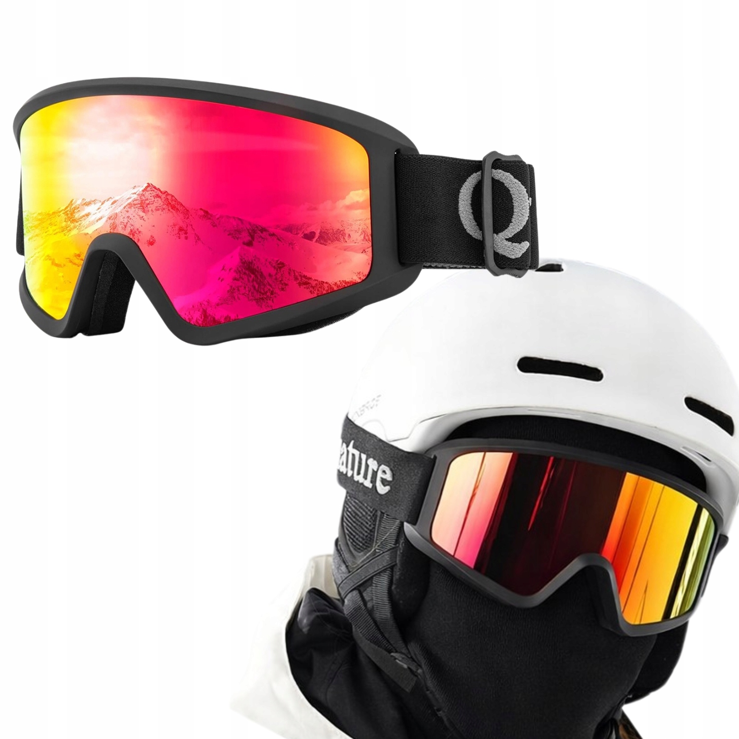 Lyžařské Brýle Snowboardové Dámské Lyžařské Brýle Pánské UV400 Uv Filtr
