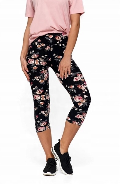 

Legginsy Damskie Getry Długość 3/4 Moraj S/m