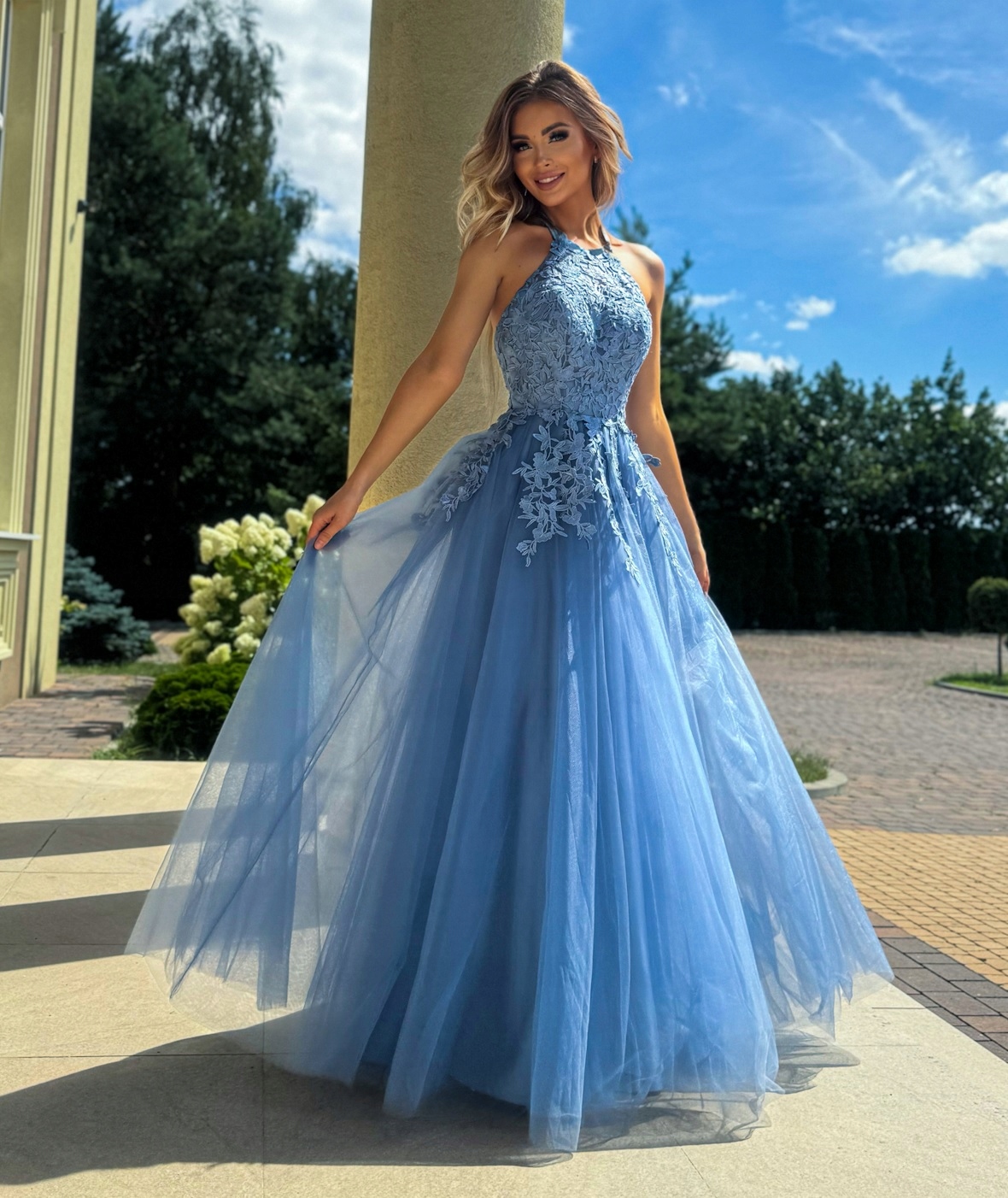 Šaty Na Svatební Hostinu Lolita Maxi Džínové 38 M