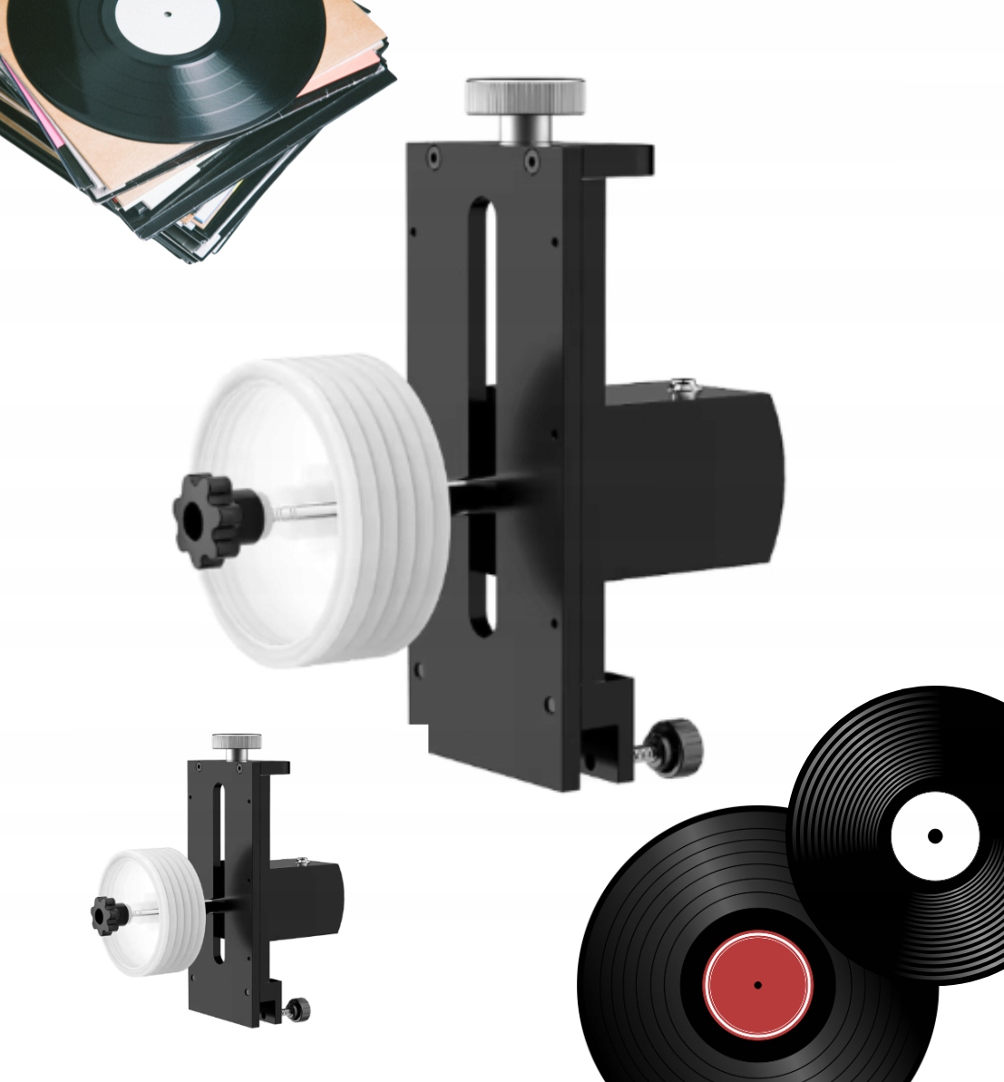 Nadstavec modulu pre ultrazvukovú umývačku a starostlivosť o umývanie vinylových platní