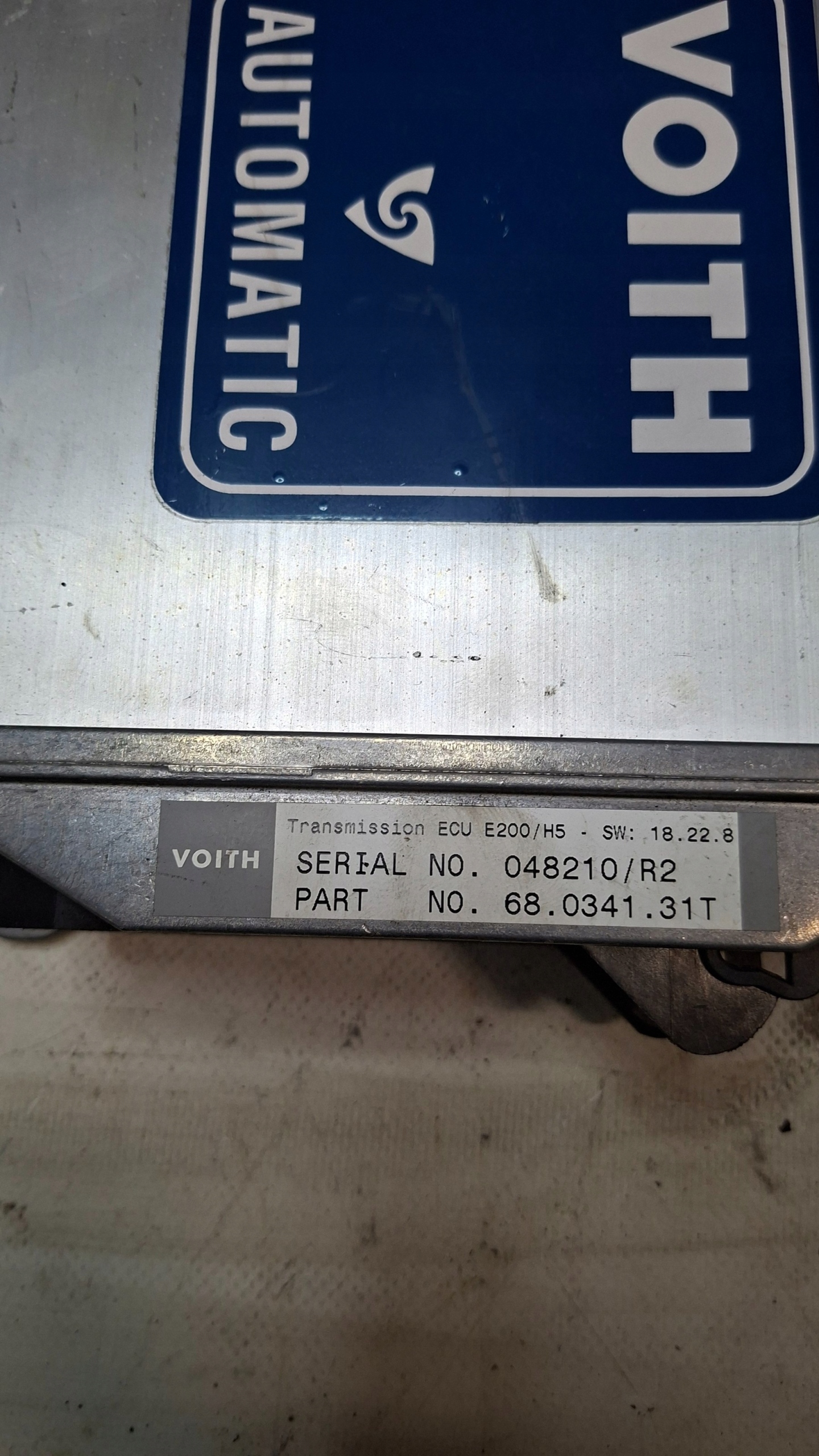 control unit gearboxes of the gear VOITH AUTOMATIC 68.0341.31T