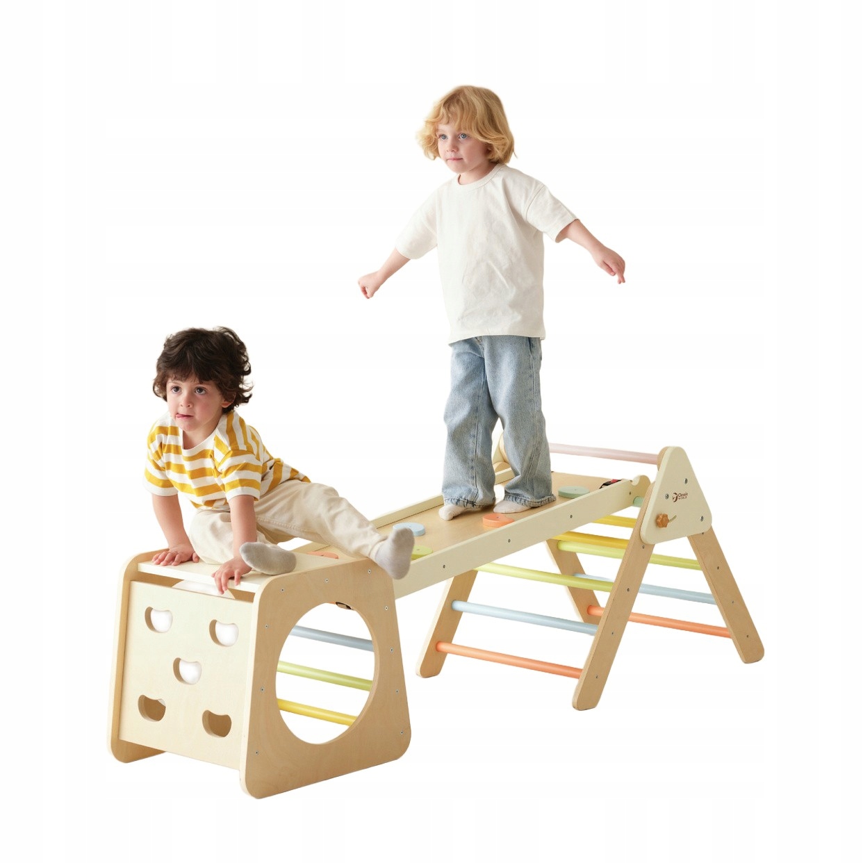Plac do Zabaw Wspinaczki Montessori Zestaw 5w1 Drabinka XXL Classic World