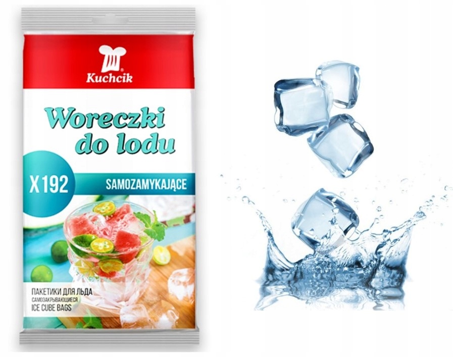 

Woreczki do kostek lodu Kuchcik samozamykające 192