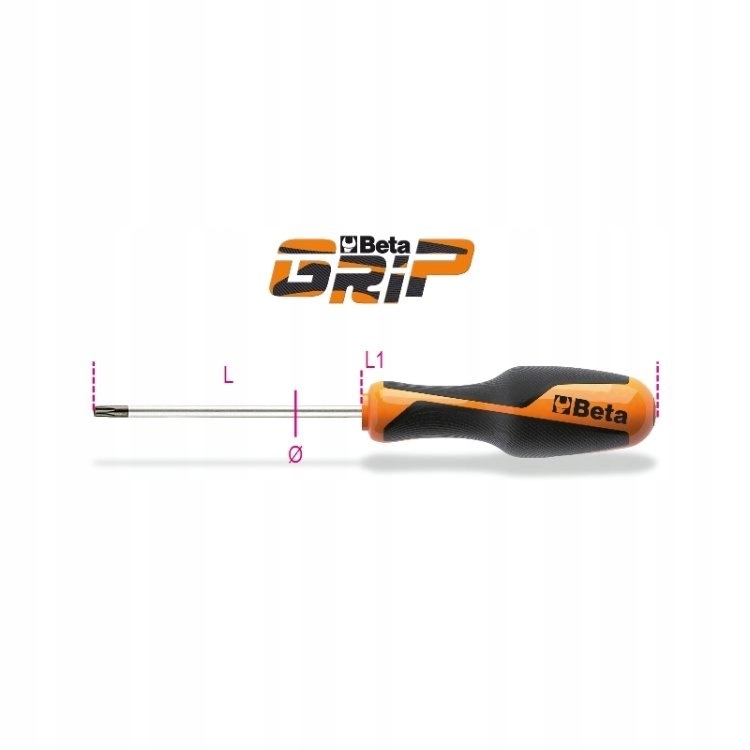 BETA WKRĘTAK TORX Z OTWOREM T10 x 80 mm 1268RTX Kod producenta 1268RTX 10