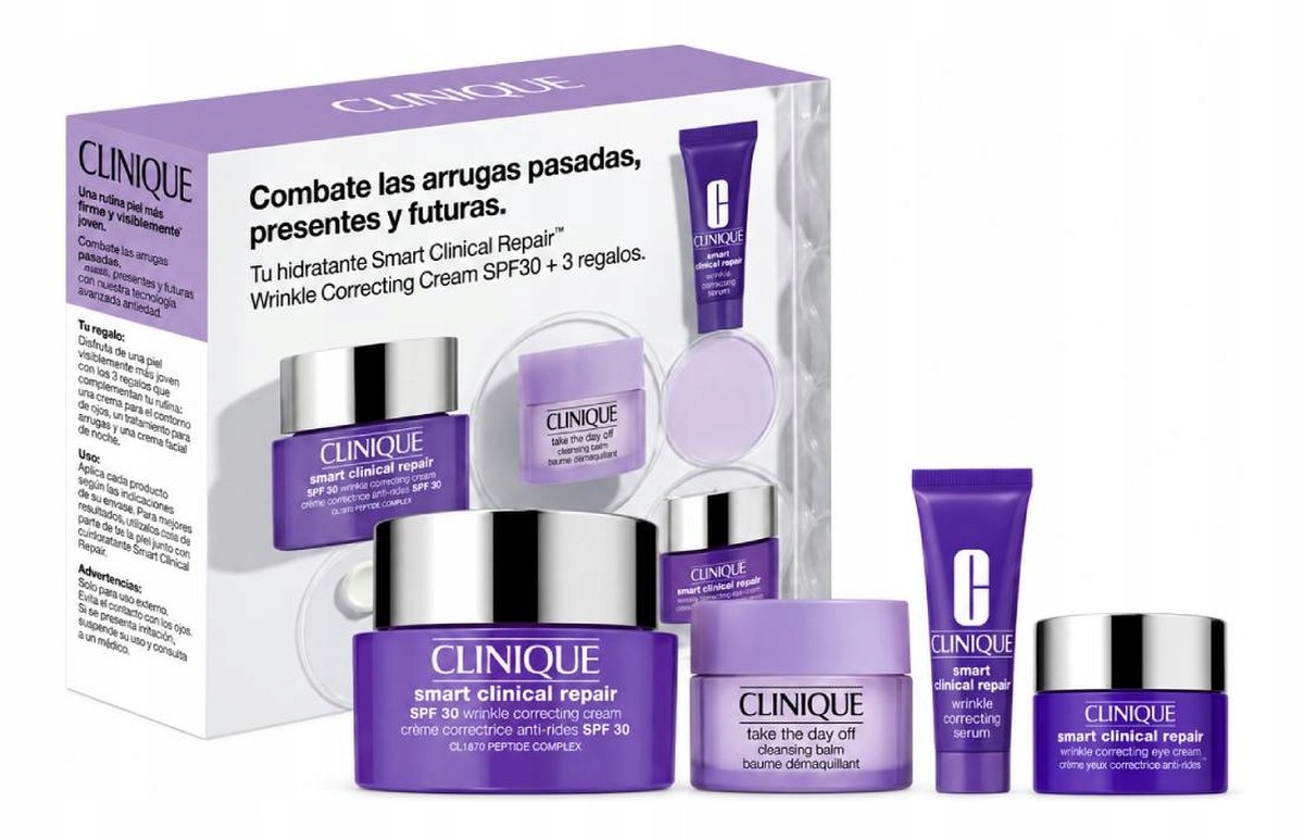 Clinique Smart Clinical Repair sada krém sérum krém pod oči balzám