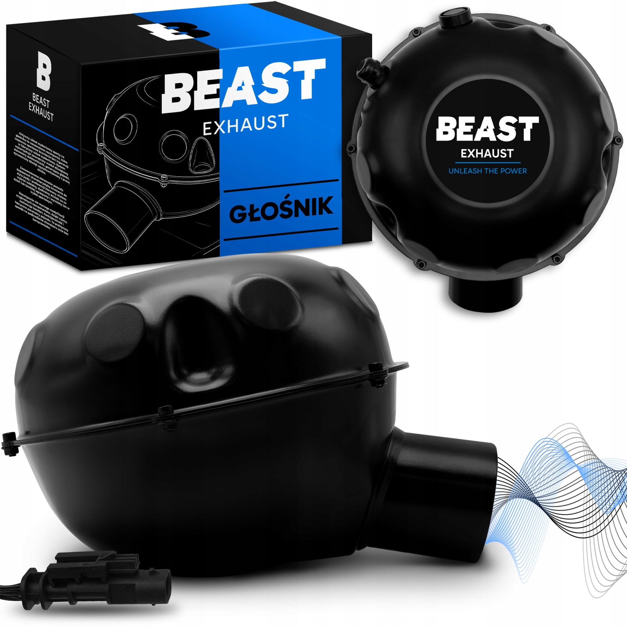 Reproduktor Solo Beast zesilovač zvuku pro aktivní výfuk v8 110 dB