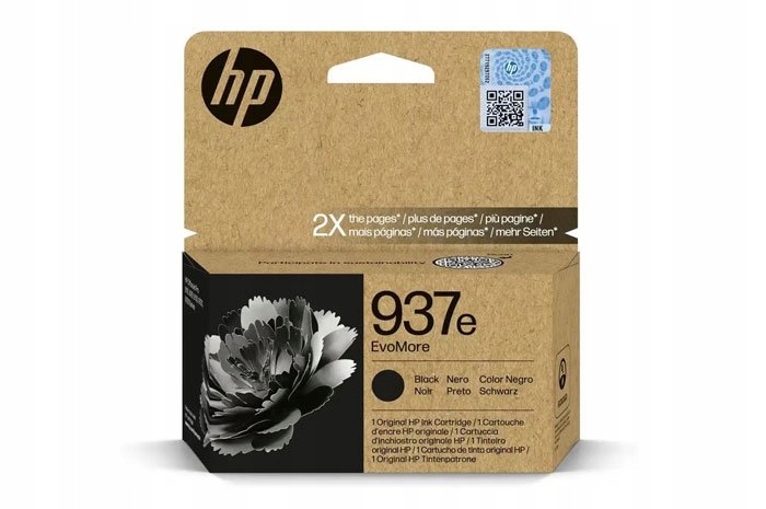 Originální inkoust Black Hp 937e (4S6W9NE)