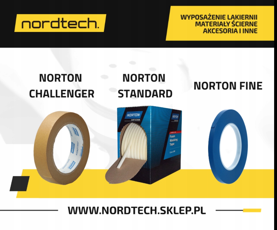Taśma maskująca NORTON Challenger 18x45 - 96 szt. Marka Norton
