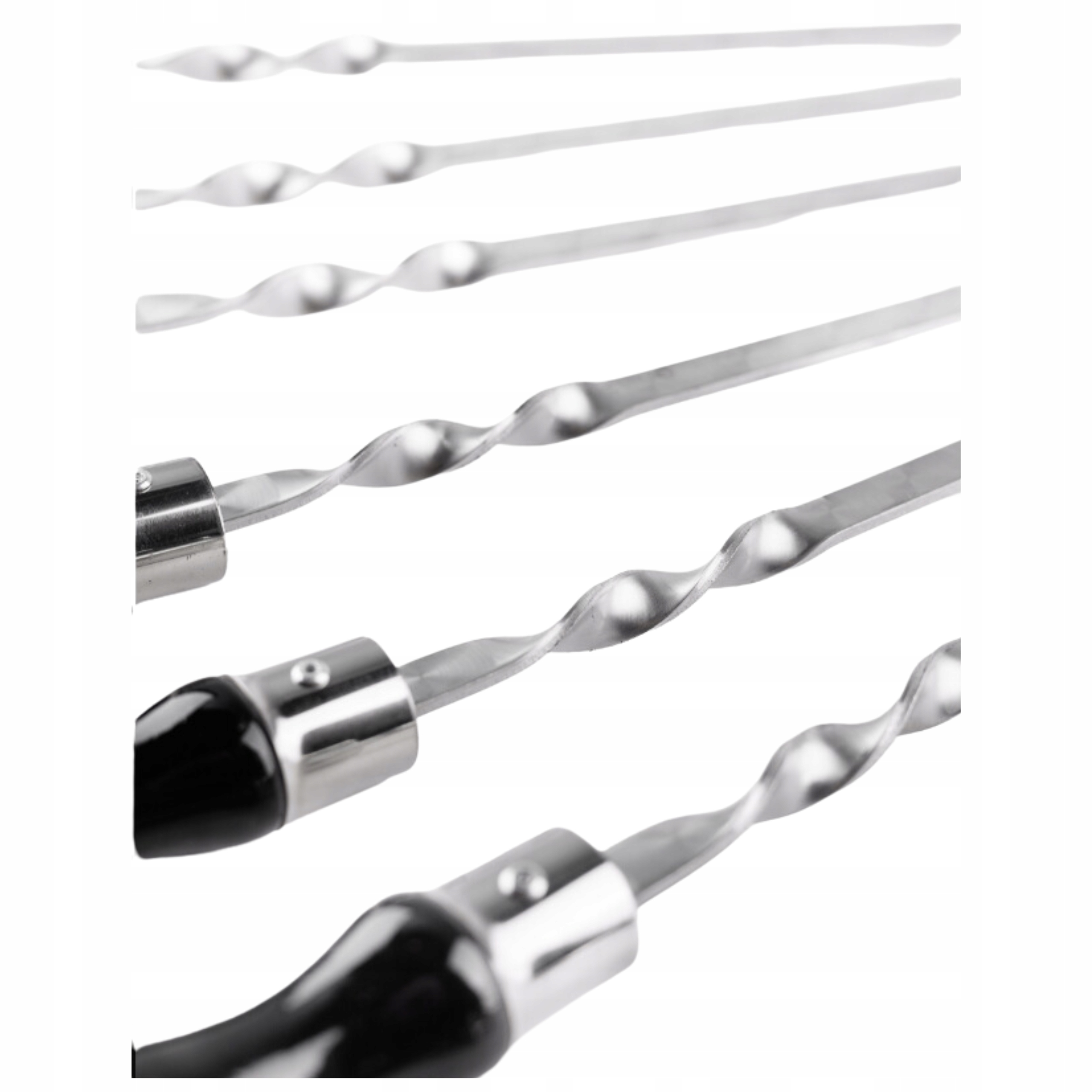 Szpikulec Premium z Drewnianą Rączką Czarny 74*1,2*3 Szampur Do Grilla Producent inna