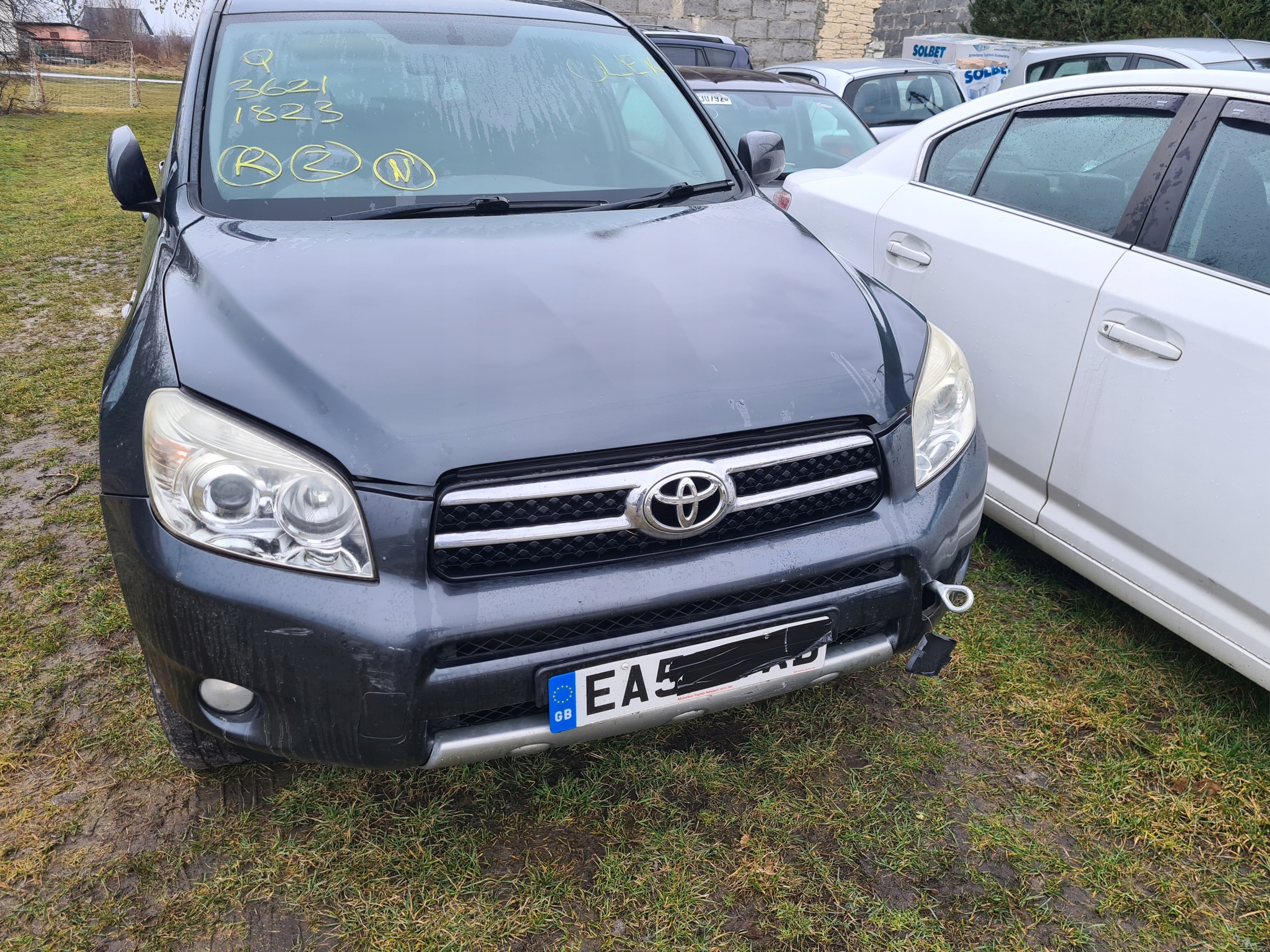 Toyota RAV 06-09 maska zderzak przód 1E0