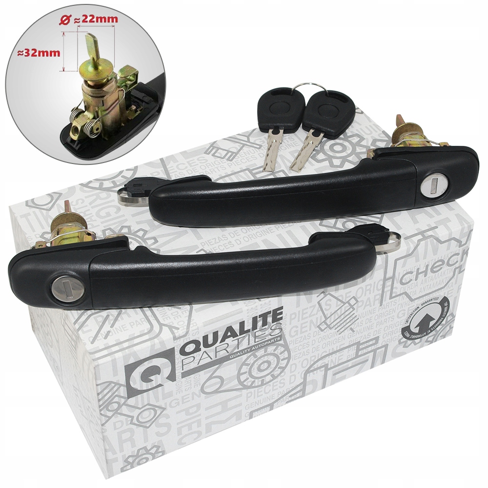 

2x Klamka Drzwi Przód Vw Sharan Galaxy Alhambra