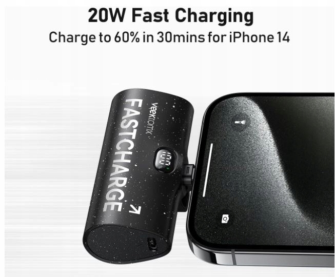 Powerbank VEEKTOMX 5000 mAh czarny Marka inna