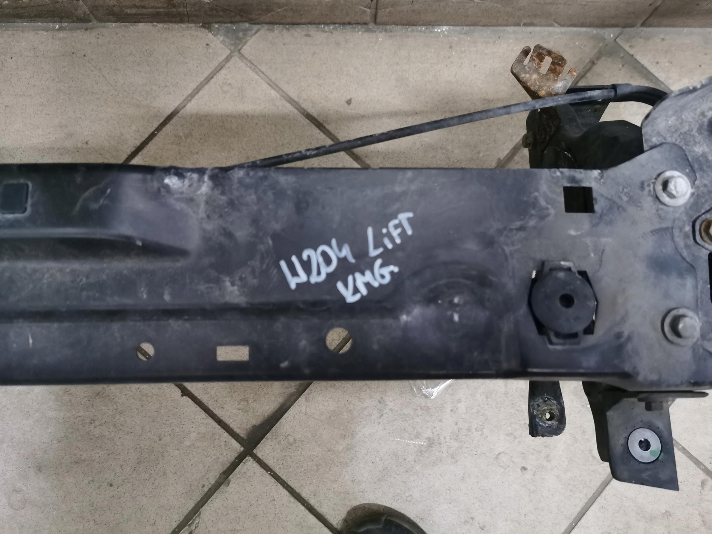 support panel for radiators pillar MERCEDES C-KLASA W204 LIFT