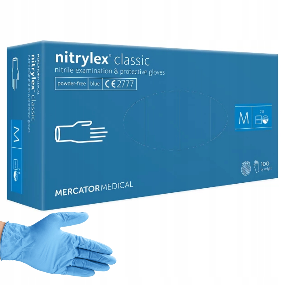 

Rękawice nitrylowe Mercator Nitrylex Classic M