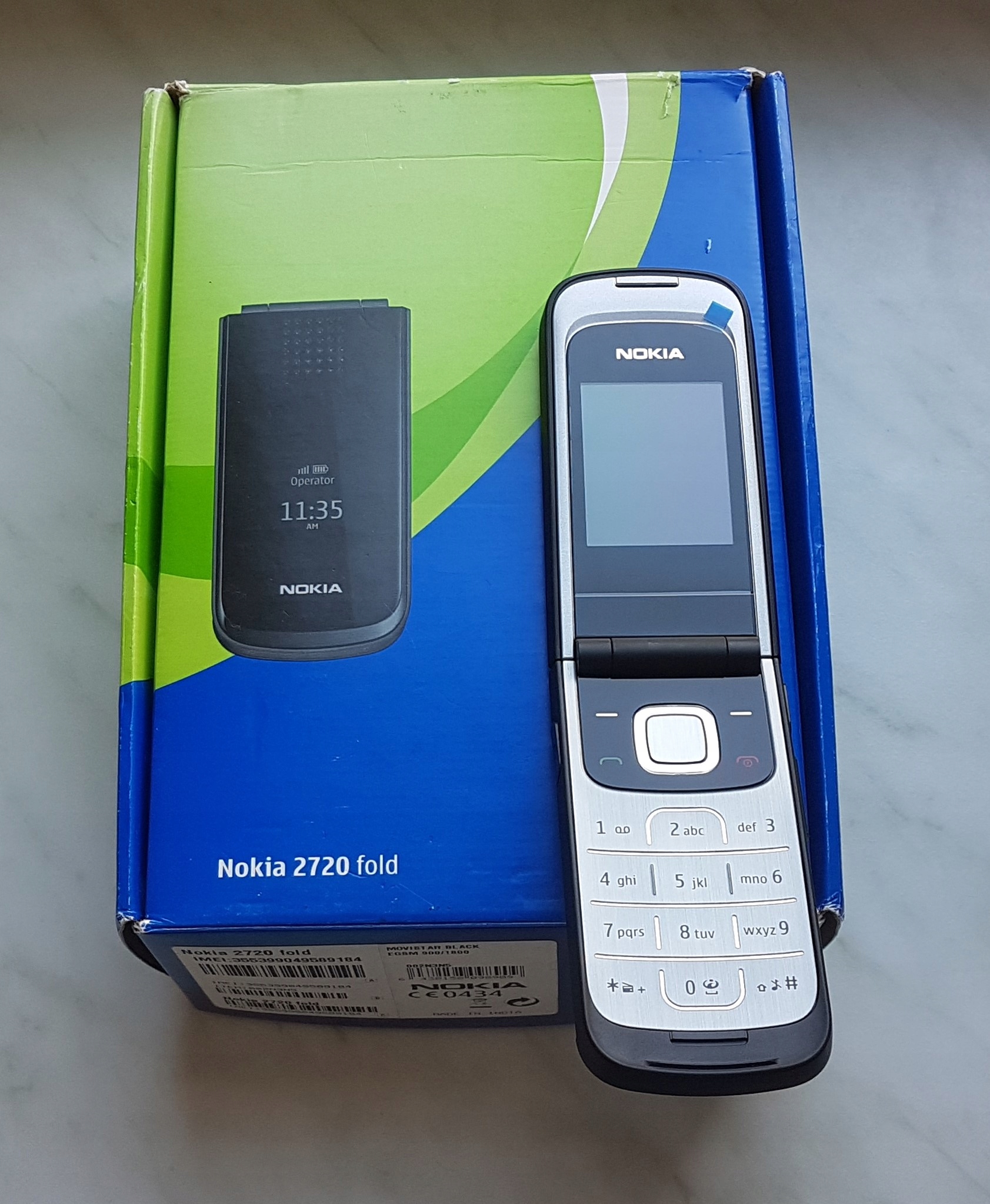 100% новый оригинальный Nokia 2720 только оригинальный № 1 батарея емкость 860 мАч