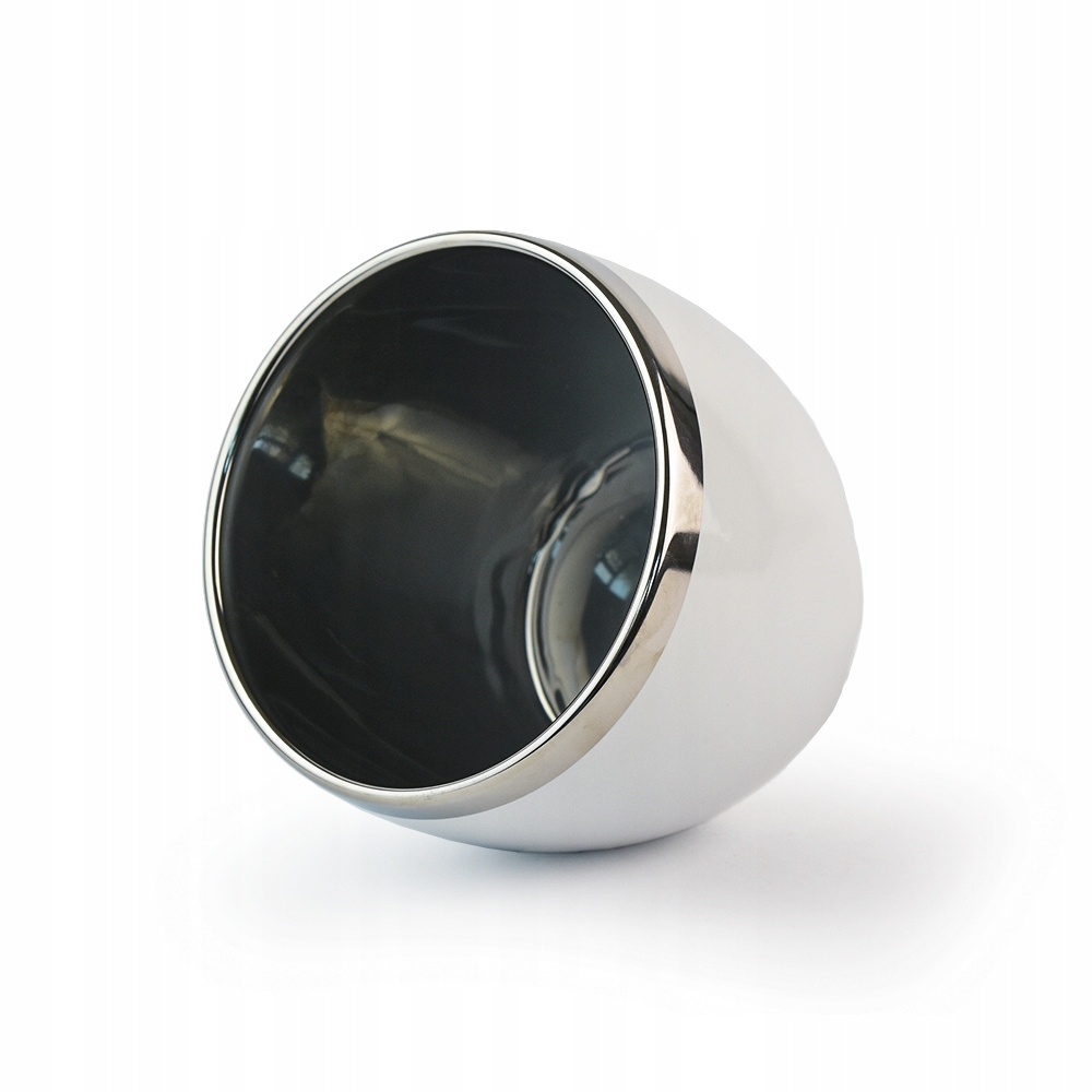 Osłonka ceramiczna kula White&Silver 12 cm Średnica 13.5 cm