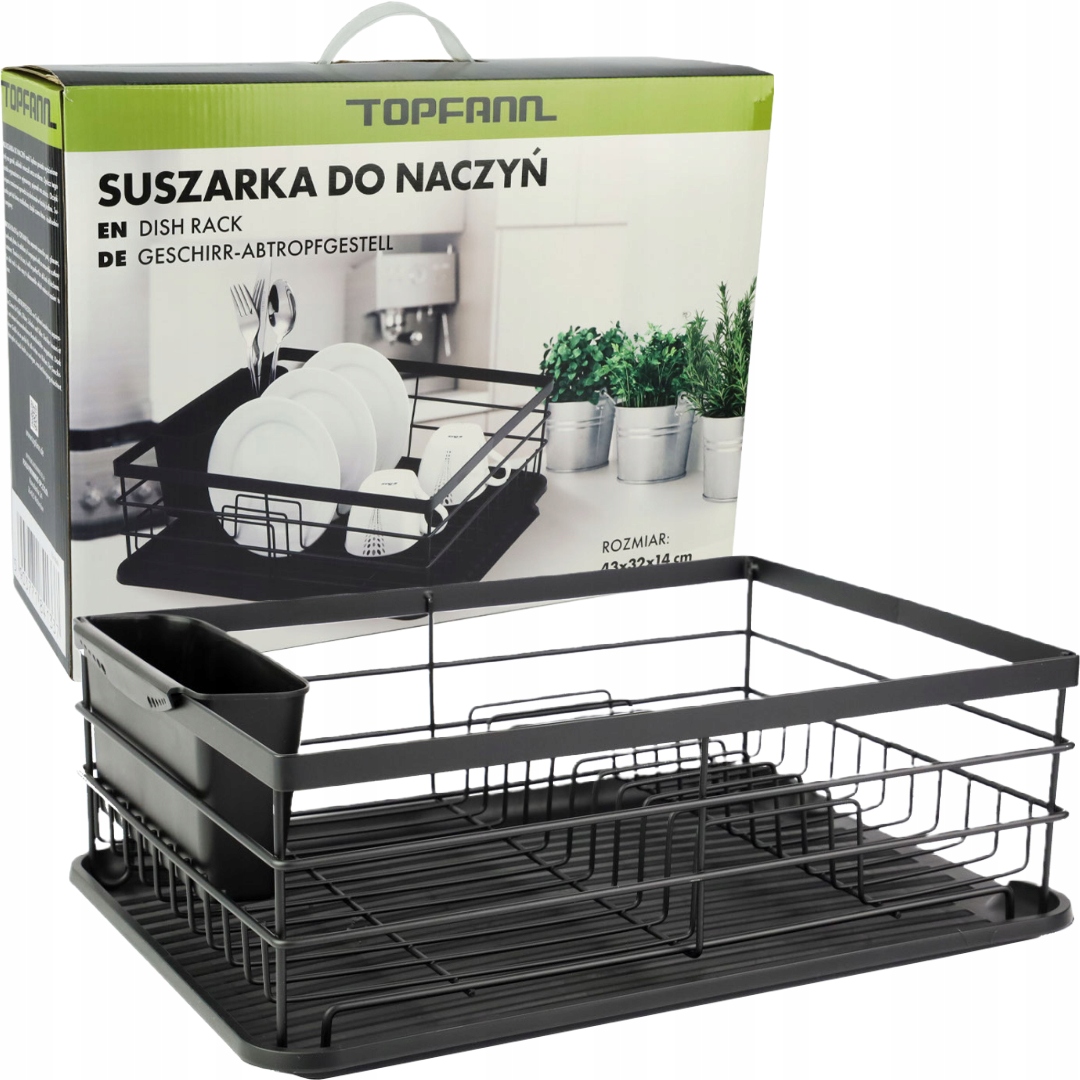 

Suszarka Ociekacz Do Naczyń Sztućców Czarna Taca