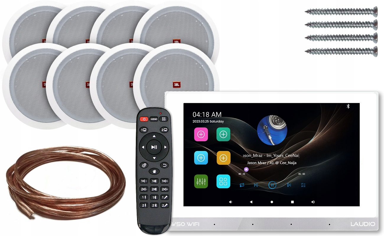 Kompletní sada stropního ozvučení Jbl Laudio W50WiFi