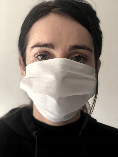 MASECZKA MASKA twarz BAWEŁNA WARSTWOWA Certyfikat Marka inna