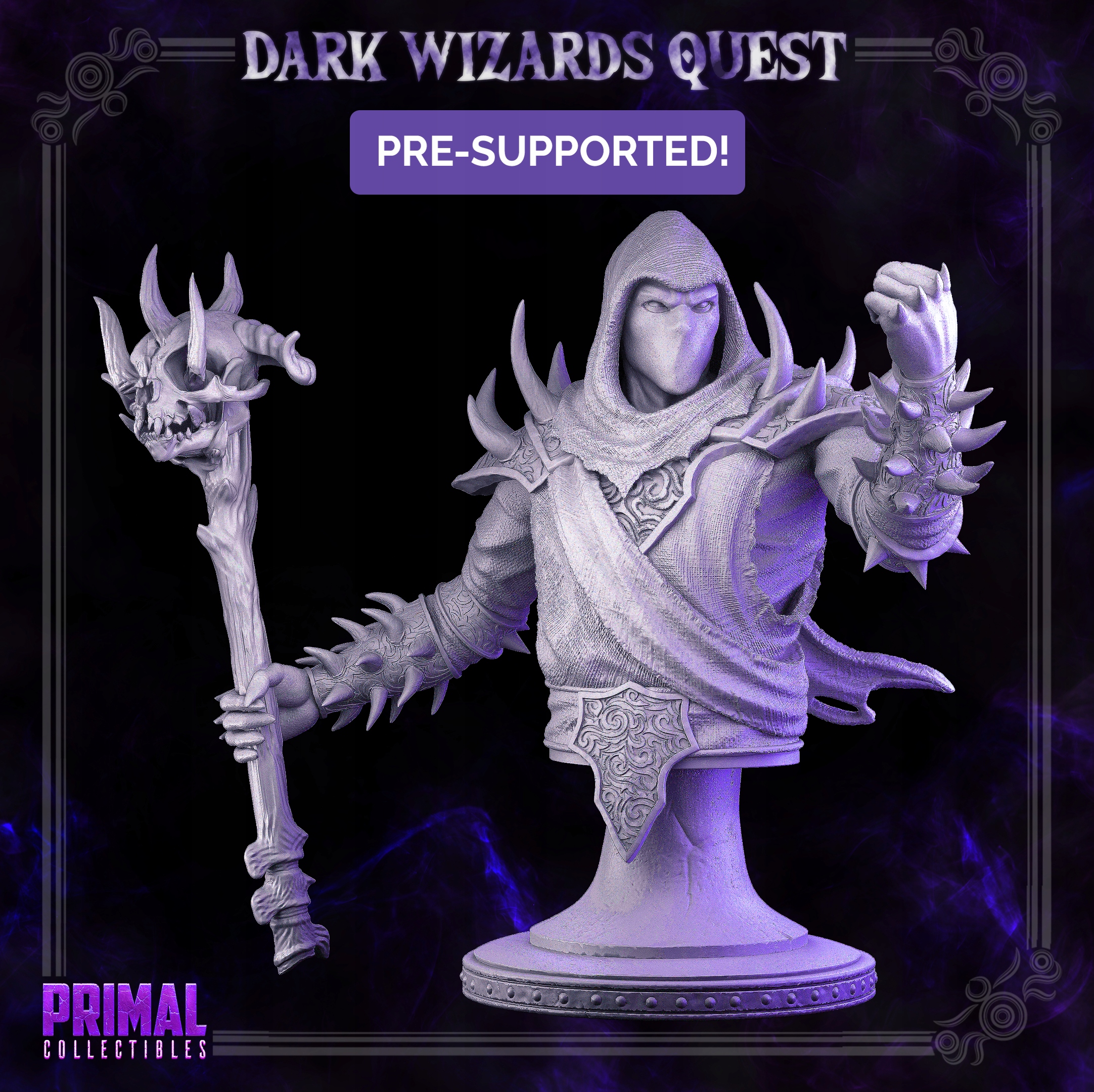 Boss Wizard Noxus Bust Primal sběratelské předměty
