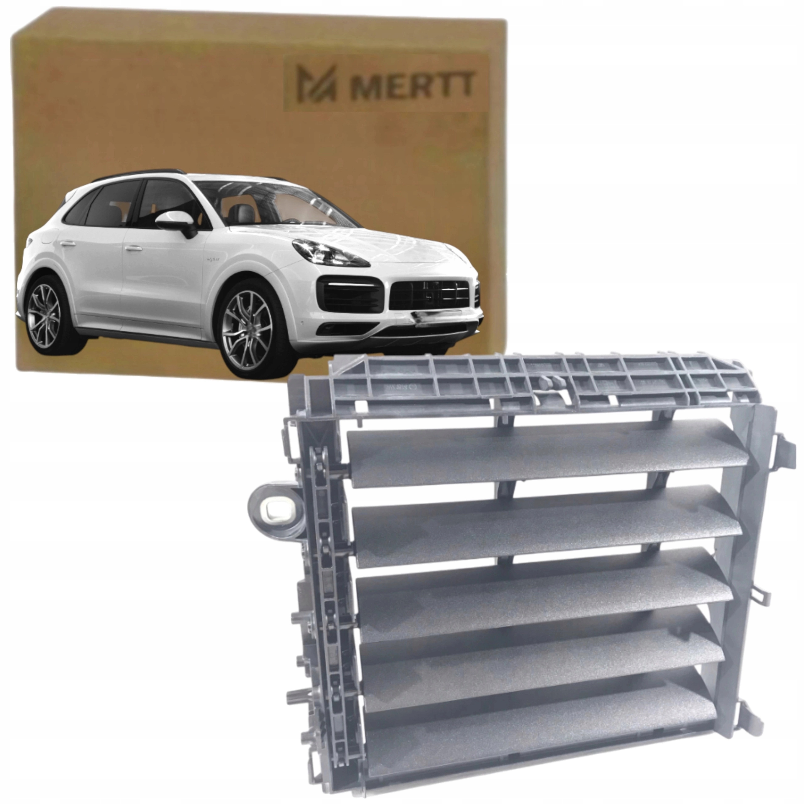 Porsche Cayenne 2017- Lamela, žaluzie levého vstupu vzduchu chladiče (intercooleru)