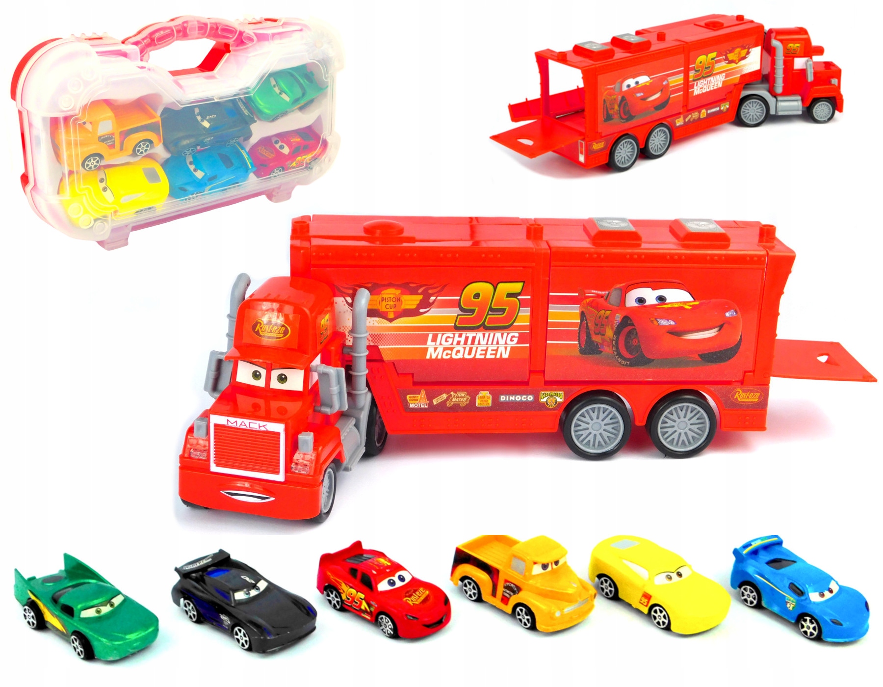 

Tir Maniek Cars Kontener Otwierane Boki Autka
