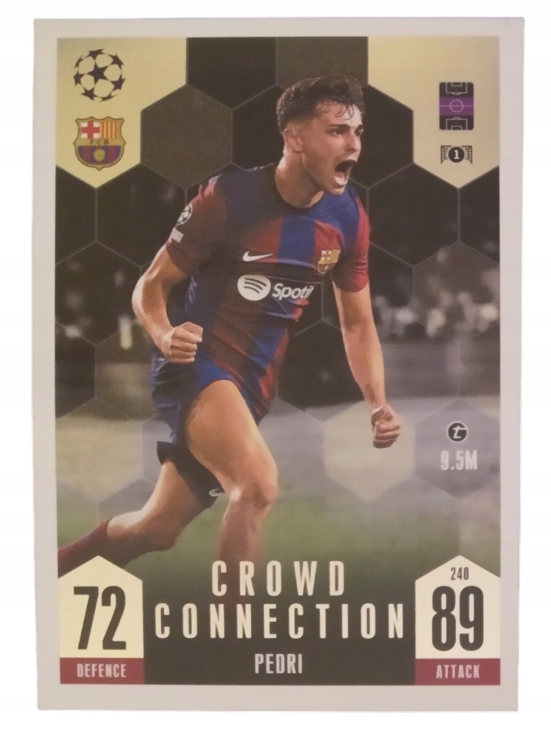 Match Attax 23/24 Extra Karta Crowd Connection 240 Pedri