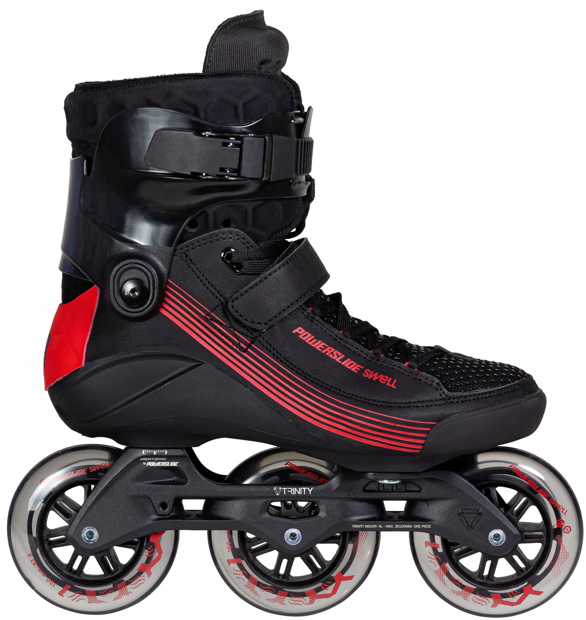 Powerslide Kolečkové brusle Powerslide Swell Black 100 Trinity, 3x, 100, 38