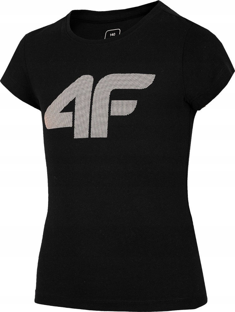 

4F Koszulka Dziewczęca T-shirt JTSD005 Bawełna 152