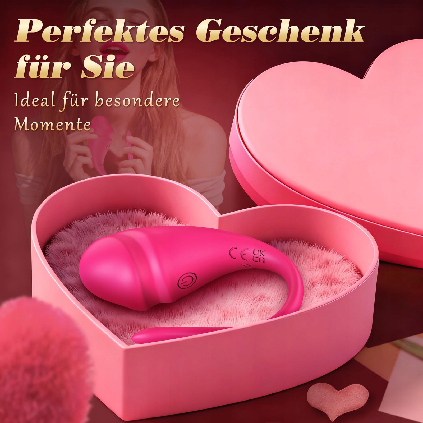 APP VIBRATOR Klitoris Stymulator Dla Kobiet Z 9 Trybami Wibracji — miniatura 9