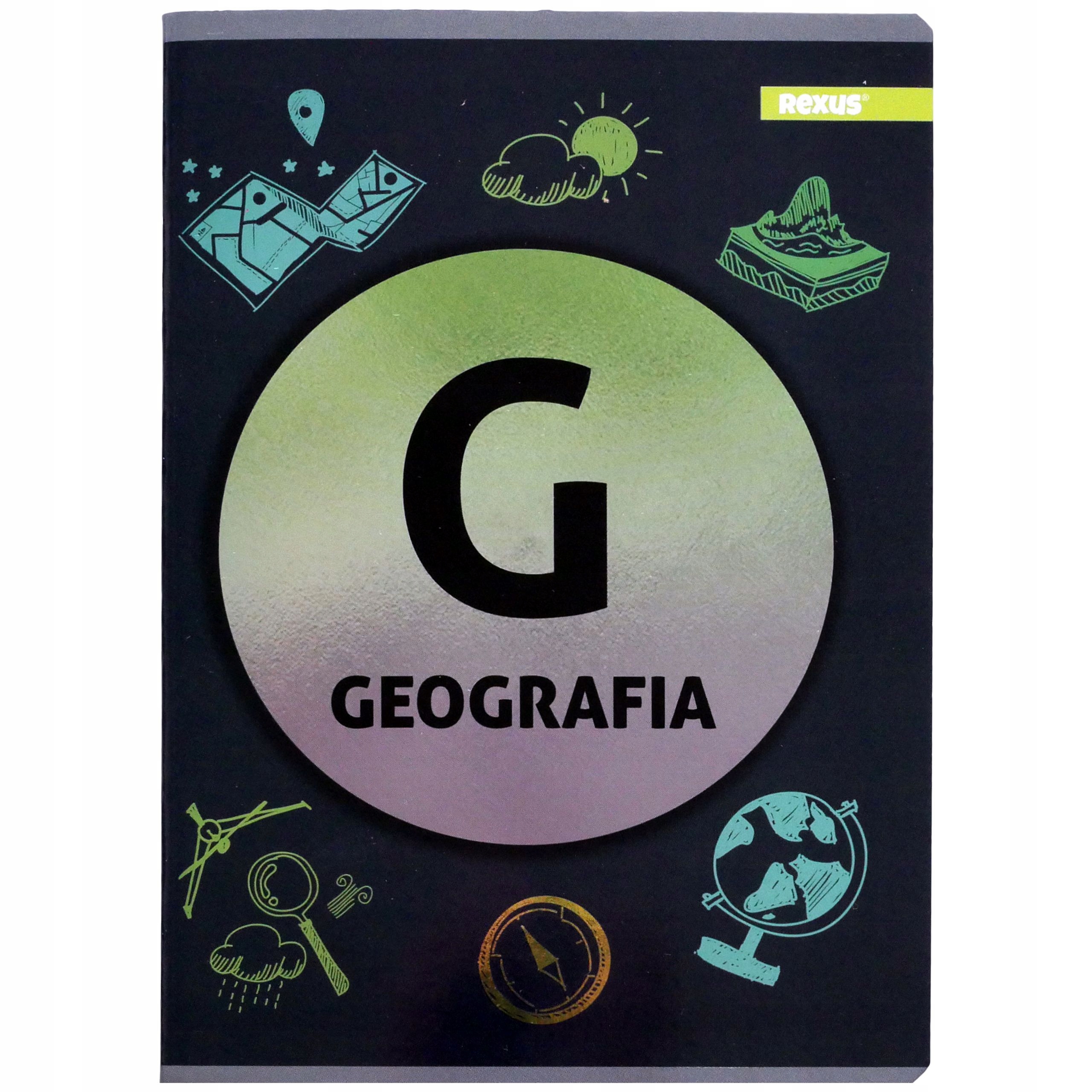 

Zeszyt Przedmiotowy Format A5 60 kartek Geografia