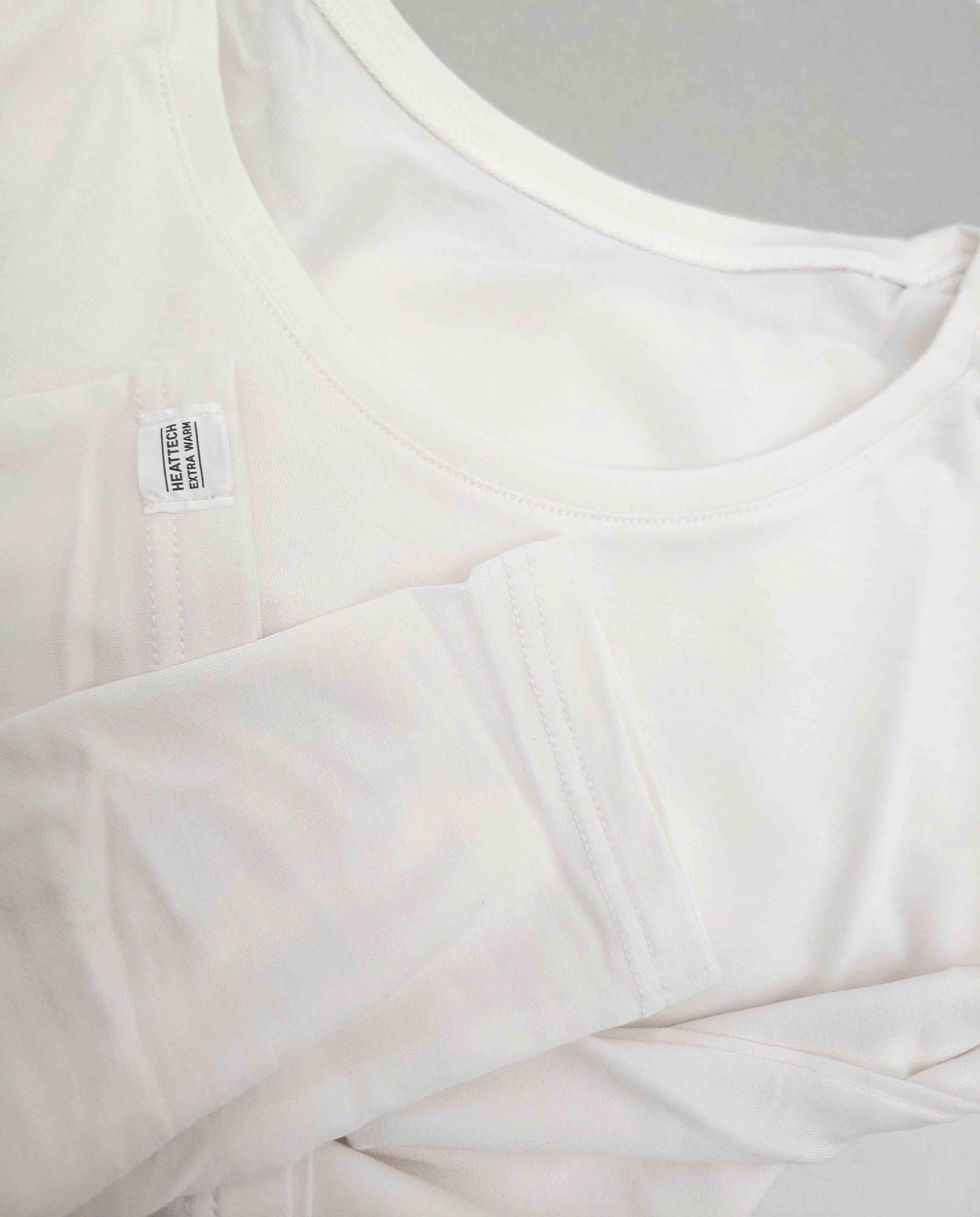 UNIQLO BIELIZNA TERMICZNA PODKOSZULEK HEATTECH r.M Kolekcja Heattech