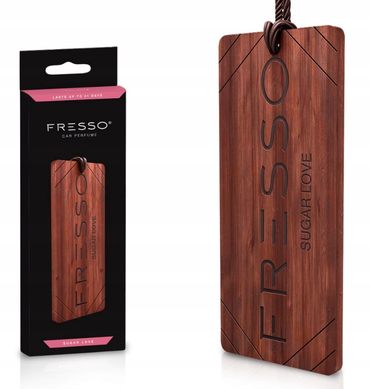 FRESSO SUGAR LOVE ZESTAW Perfumy do samochodu 50ML + zawieszka do auta EAN (GTIN) 5903282159358