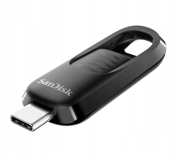 SANDISK Ultra Slider 64GB USB 3.2 Typ C Czarny