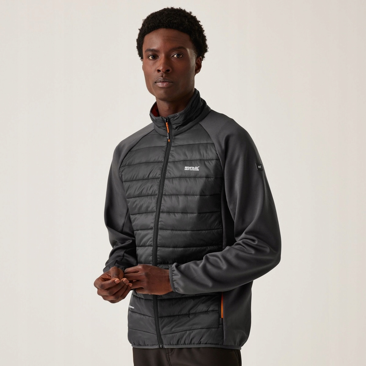 Pánská hybridní bunda Regatta Clumber IV tmavě šedá L